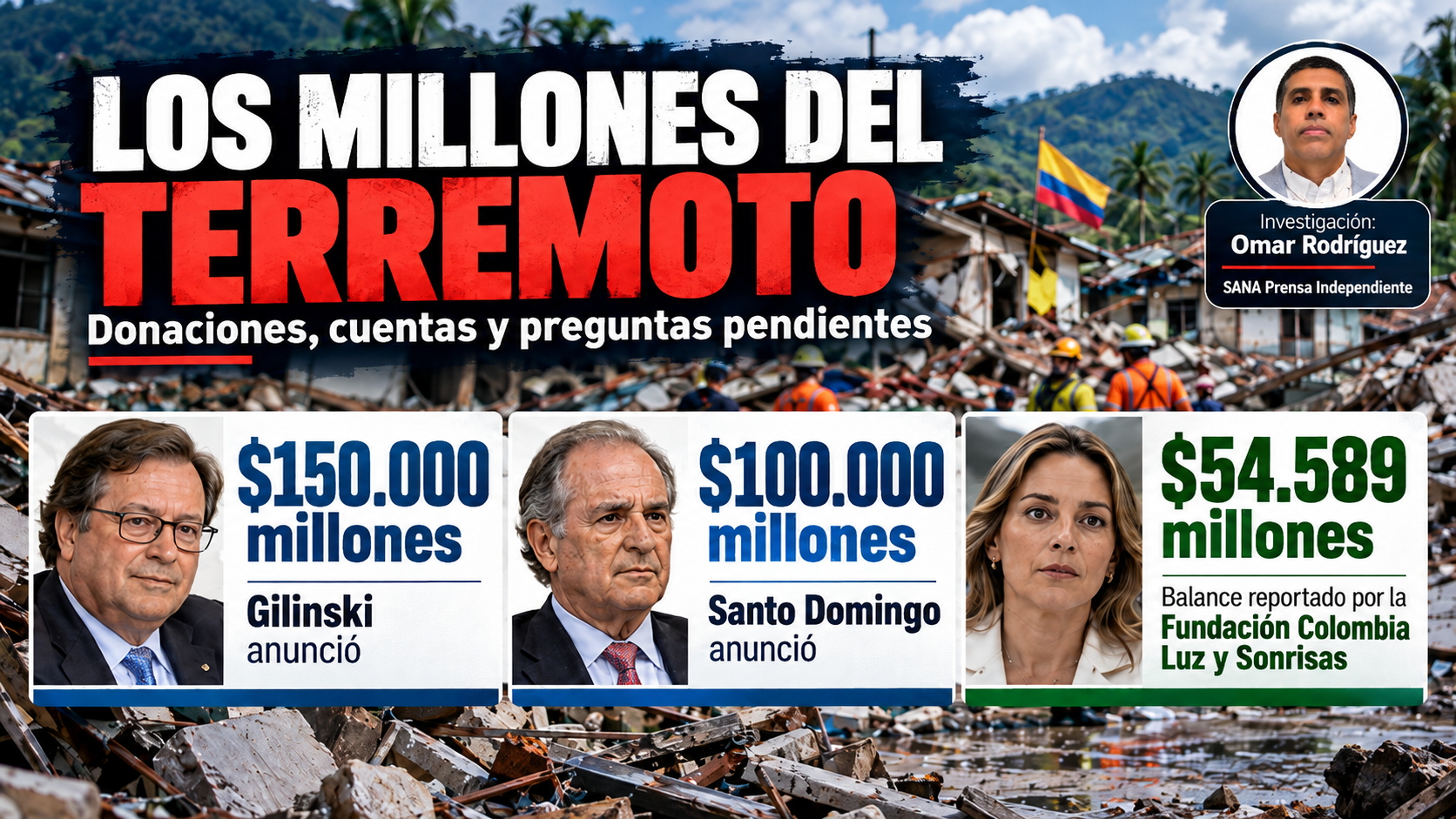 Los millones del terremoto: las grandes donaciones, las cuentas de la primera dama y las preguntas que siguen sin respuesta