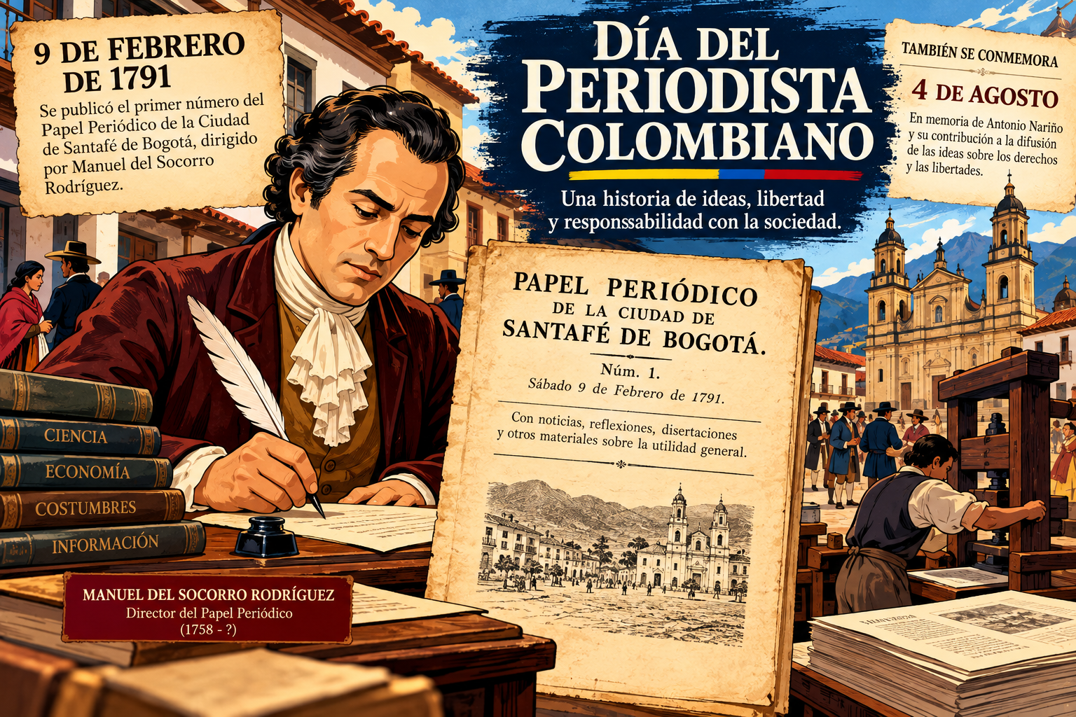 Día del Periodista en Colombia: 235 años de historia, libertad de prensa y lucha por la verdad