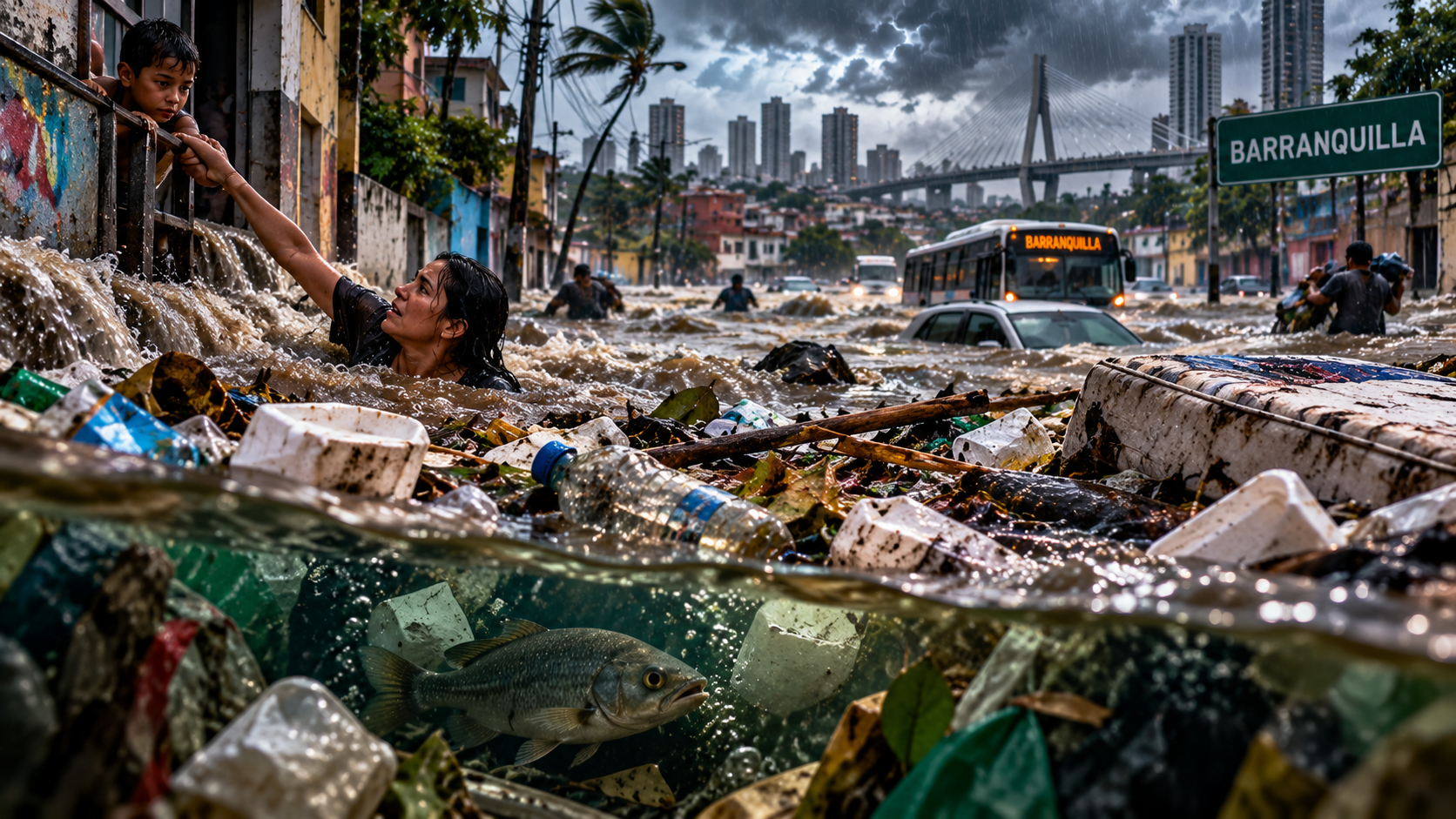 Barranquilla: cuando la lluvia arrastra nuestra indiferencia